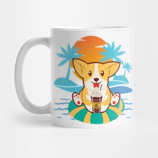 Summer dog and frappe Mug